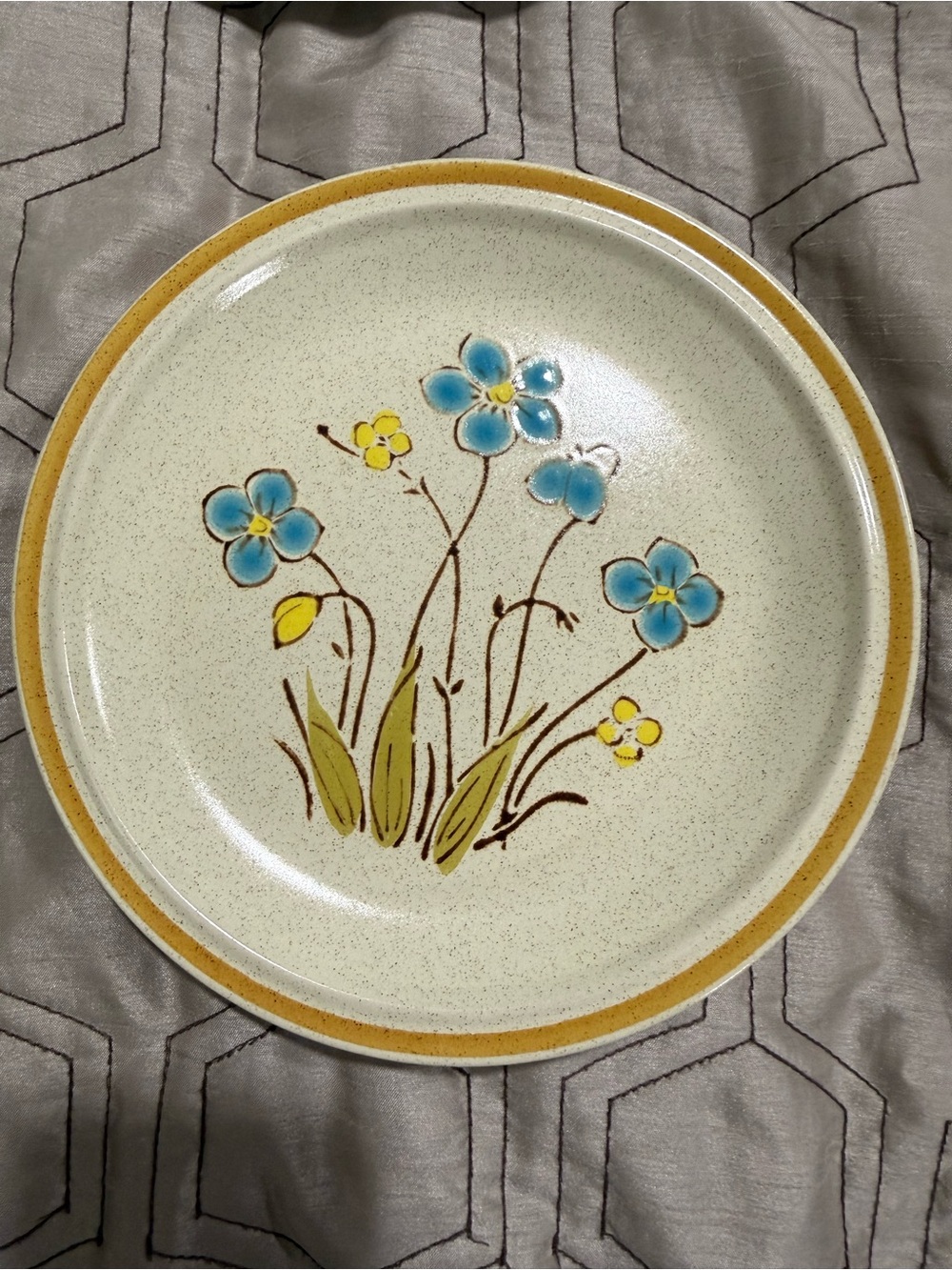 HEARTHSIDE Garden Festival Highland Flowers Dessert Plate 7.75" Set Of 10